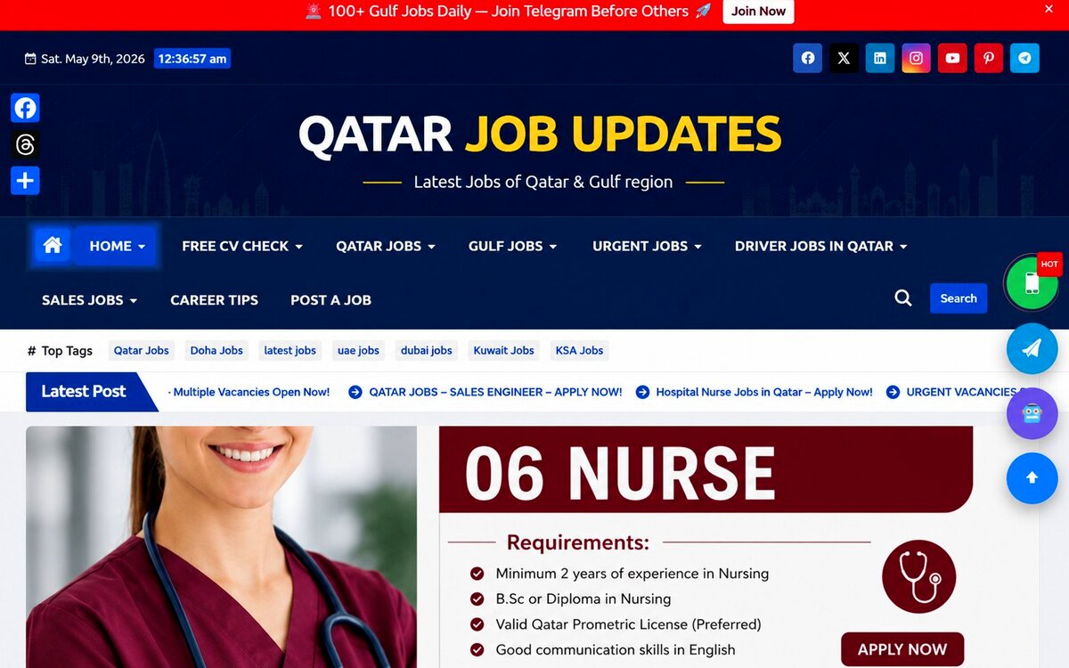 Qatar Job Updates